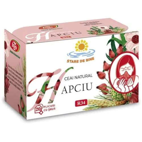 Ceai Hapciu, 20 plicuri Zephyr Labs