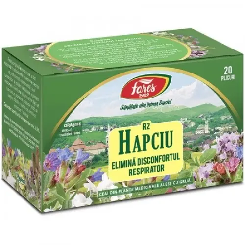 Ceai Hapciu elimina discomfortul respirator, 20 plicuri Zephyr Labs