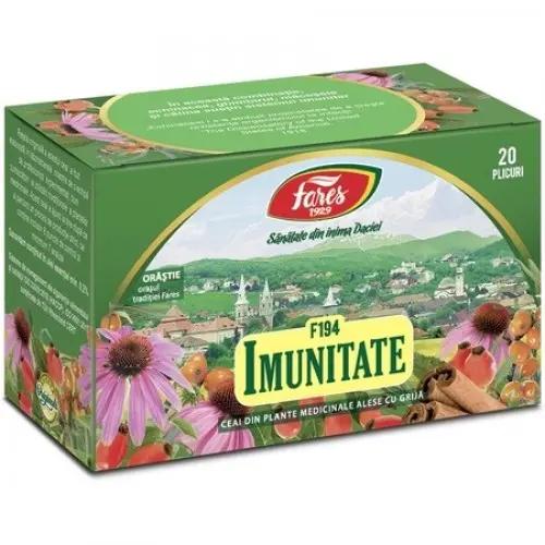 Ceai Imunitate Fares, 20 plicuri (F194) Zephyr Labs