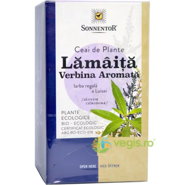 Ceai Lamaita si Verbina Aromata Ecologic/Bio 18dz