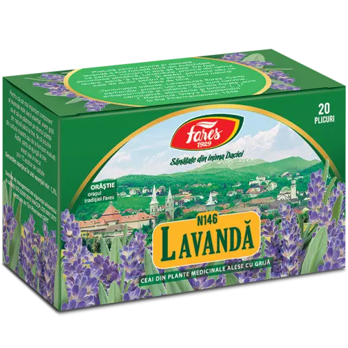 Ceai lavanda flori x 20 plic.Fares Zephyr Labs