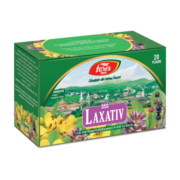 Ceai Laxativ, 20 plicuri, Fares
