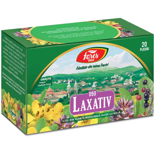 Ceai laxativ x 20 plicuri (D50) Fares Zephyr Labs