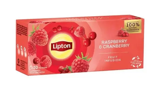 Ceai Lipton fructe zmeura&merisoare 20 plicuri Ceai Lipton fructe zmeura&merisoare 20 plicuri