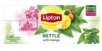 Ceai Lipton Herbal mango si urzica 20 plicuri Ceai Lipton Herbal mango si urzica 20 plicuri