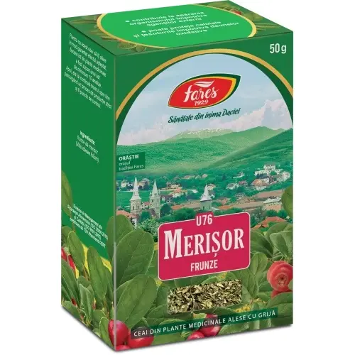 Ceai Merisor frunze U76 – 50 g Fares