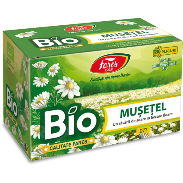 Ceai Musetel BIO, Fares | 20 plicuri