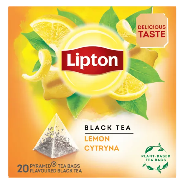 Ceai negru aromat cu lamaie Lipton Ceai negru aromat cu lamaie Lipton