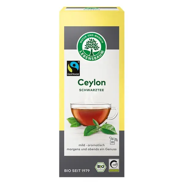 Ceai negru Ceylon 20 plicuri, eco - 40 g