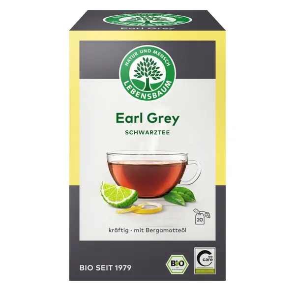 Ceai negru Earl Grey 20 plicuri, eco - 40 g