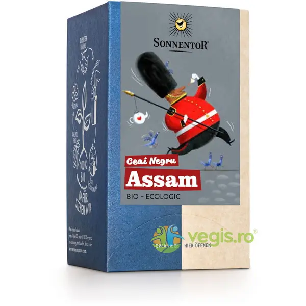 Ceai Negru Englez Assam Ecologic/Bio 18dz