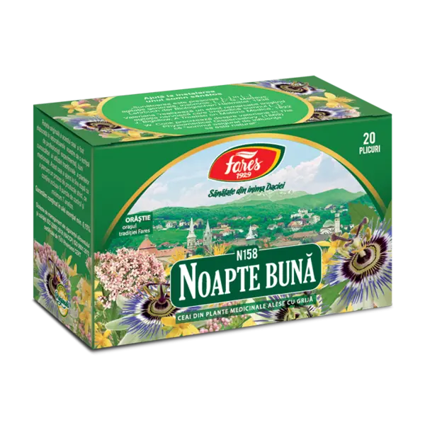 Ceai Noapte buna, 20 plicuri, Fares
