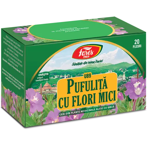 Ceai pufulita flori mici x 20 plicuri Fares Zephyr Labs