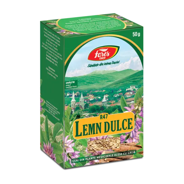 Ceai radacina de Lemn-dulce R47, 50g, Fares