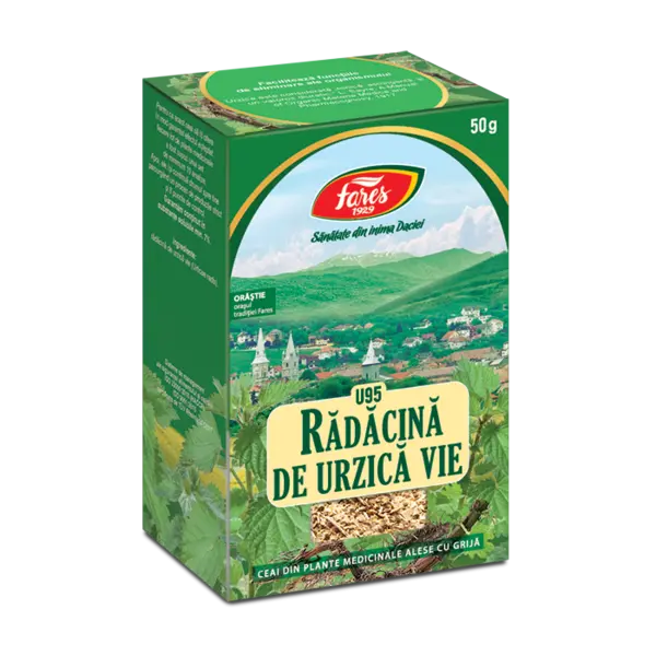 Ceai radacina de urzica vie U95, 50g, Fares