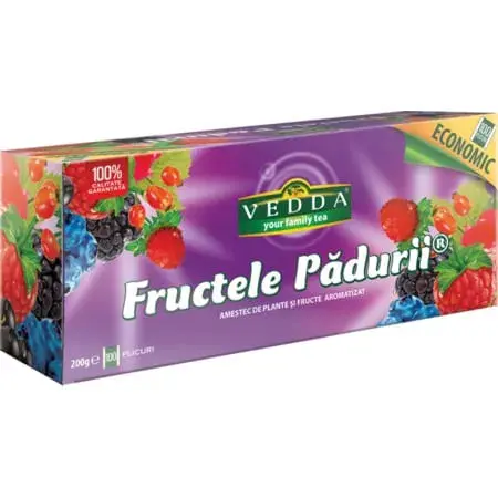 Ceai Vedda fructele padurii 20plicuri x 2g Ceai Vedda fructele padurii 20plicuri x 2g