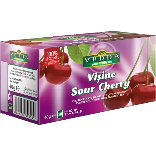 Ceai Vedda visine 20 plicuri x 2g Ceai Vedda visine 20 plicuri x 2g