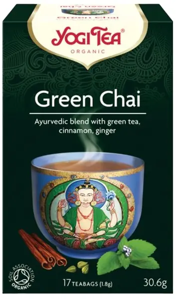 Ceai verde, 17 pliculețe, Yogi Tea