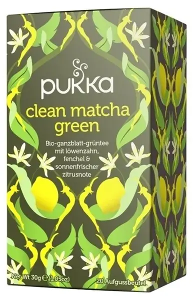 Ceai verde bio cu matcha, 20 pliculețe filtrante, Amla Natur
