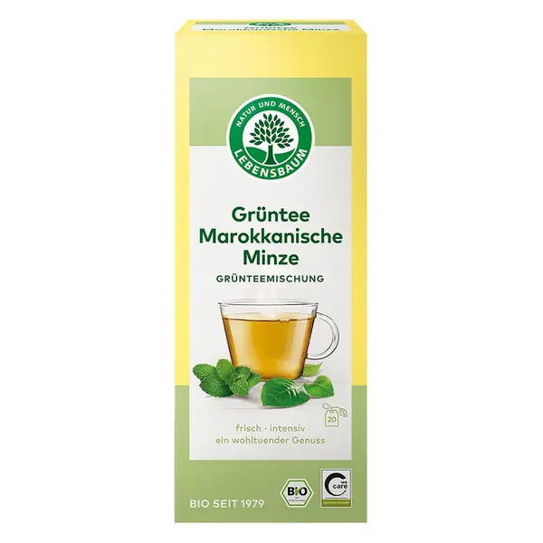 Ceai verde cu menta Marocana 20 plicuri, eco - 40 g