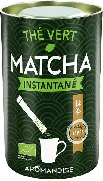 Ceai verde solubil Matcha, 25 plicuri, Aromandise