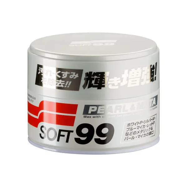 Ceara auto pentru culori deschise metalice si perlate SOFT99 Pearl & Metallic Soft 320g
