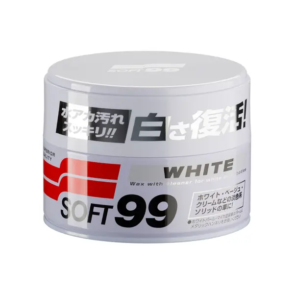 Ceara auto pentru culori deschise SOFT99 White Soft Wax 350g