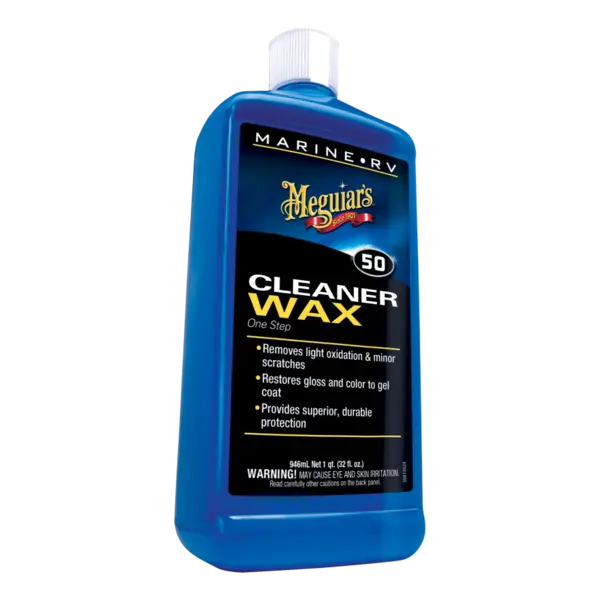 Ceara cu efect de curatare ambarcatiuni MEGUIAR'S Marine/RV One Step Cleaner Wax, 946ml