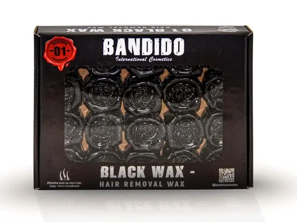 Ceara de epilat Profesionala, BLACK BANDIDO, 500 g