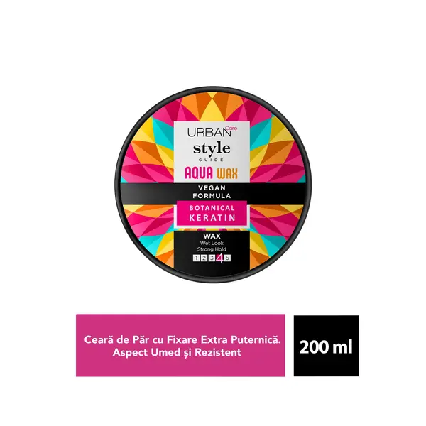 Ceară de păr pentru stilizare pe bază de apă – Fixare Sleek Wet Look