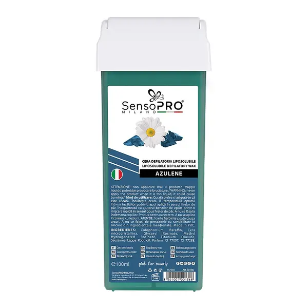Ceara Epilat Unica Folosinta SensoPRO Milano, Rezerva Azulene 100ml