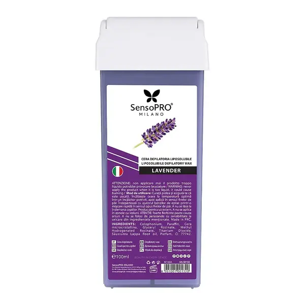 Ceara Epilat Unica Folosinta SensoPRO Milano, Rezerva Lavanda 100ml