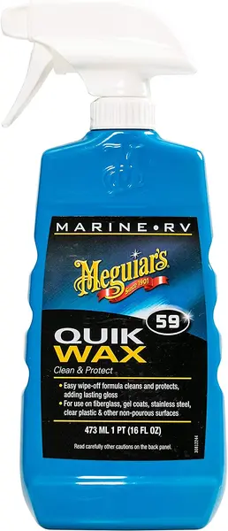 Ceara rapida pentru ambarcatiuni MEGUIAR'S Marine/RV Quik Wax Clean & Protect, 473ml
