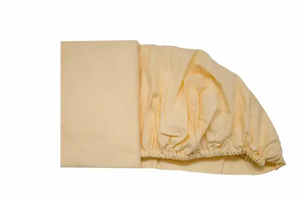 Cearceaf cappuccino patut bebelus 60x120 cm cu elastic din bumbac