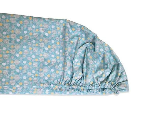 Cearceaf cu elastic 127x63 cm Bubble Blue