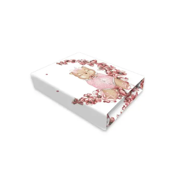 Cearceaf cu elastic MimiNu din bumbac pentru pat 160x80 cm model Betty