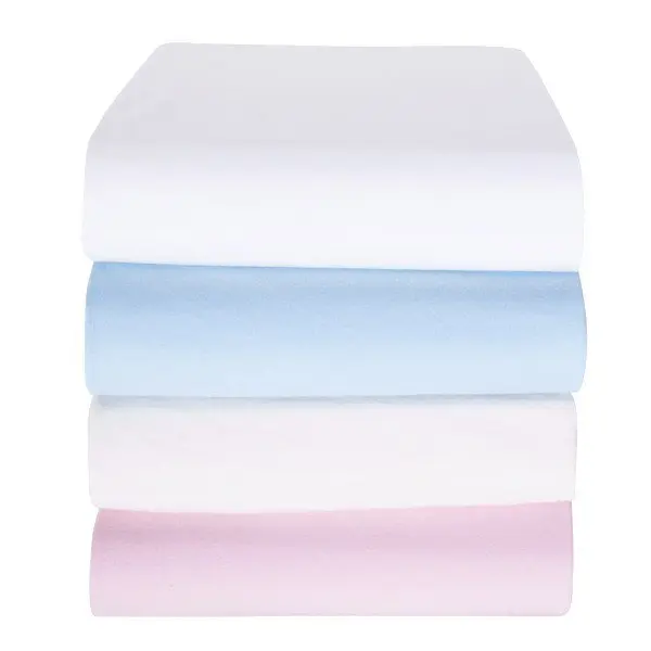 Cearceaf patut cu elastic 70x140 cm albastru SeviBebe