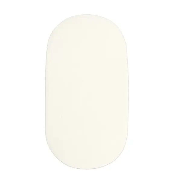 Cearceaf pentru saltea landou copii Kerstin Cream 80 x 38cm, din bumbac 100, cu elastic roata