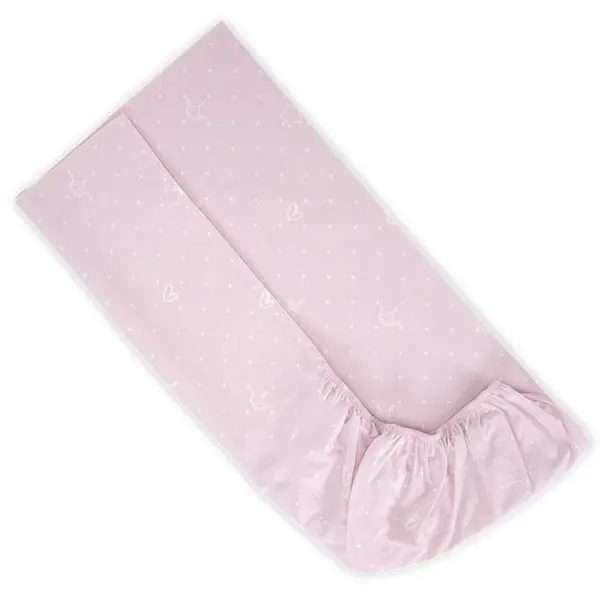 Cearșaf cu elastic Lorelli - Cer, 60 x 120 + 15 cm, roz