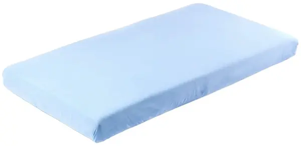 Cearșaf de bumbac cu elastic Sensillo - Albastru, 160 х 80 cm