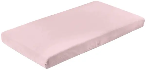 Cearșaf de bumbac cu elastic Sensillo - Roz, 160 х 80 cm