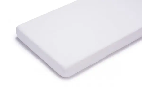 Cearsaf din bumbac jersey cu elastic pe contur 100x50 cm Alb