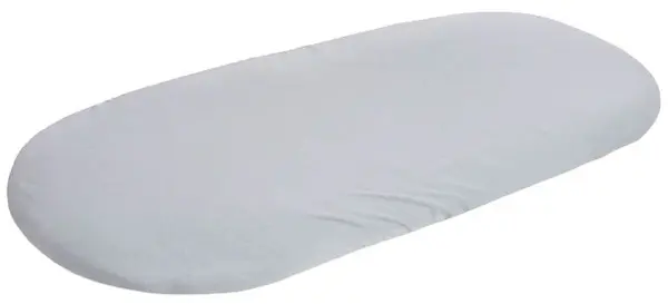 Cearșaf impermeabil pentru bebeluși cu elastic Sensillo - 35 х 75 cm, gri