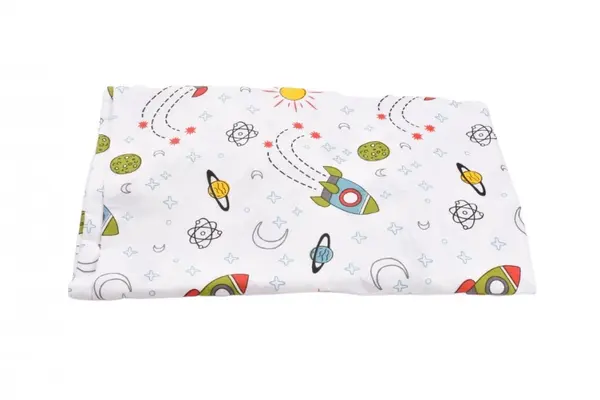 Cearsaf patut 120x60 cm bumbac model rachete