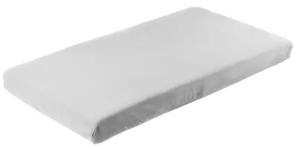 Cearșaf pentru bebeluși cu bandă elastică Sensillo - 120 х 60 cm, gri