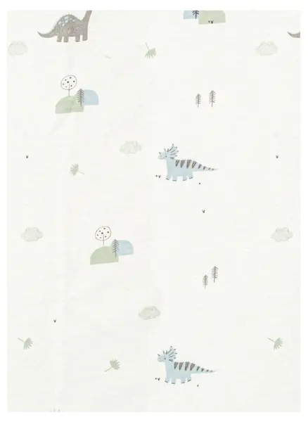 Cearșaf pentru bebeluși cu elastic Bimbidreams - Trex, 60 x 120 cm