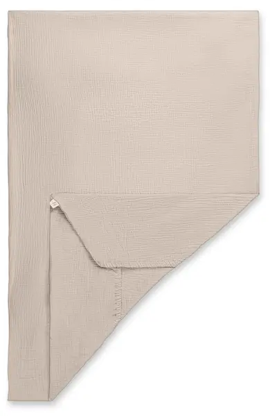Cearșaf pentru bebeluși cu elastic Hauck - 60 x 120 cm, Bej