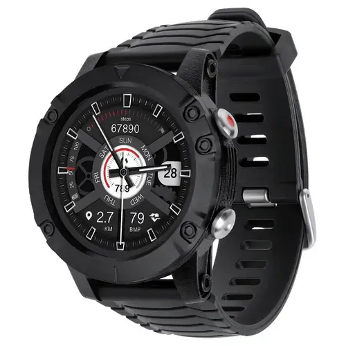 Ceas Activity Tracker KRUGER&MATZ ACTIVITY KM0720, GPS, Bluetooth, Waterproof IP68 (Negru)