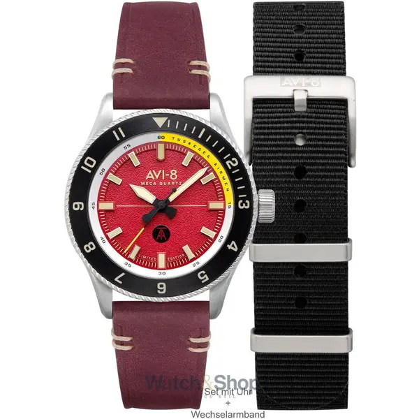 Ceas AVI-8 AVI-8 AV-4103-04 Tuskegee Airmen Limited Edition Mens Watch 40mm 5ATM
