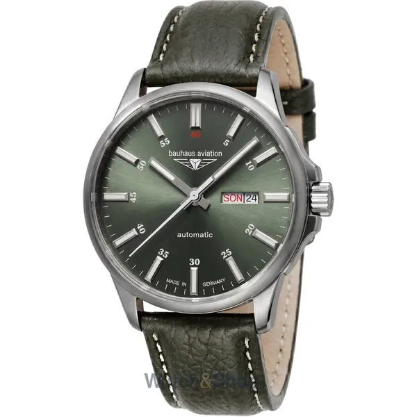 Ceas Bauhaus Bauhaus 2866-4 Mens Watch Aviation Automatic Titanium 42mm 10ATM